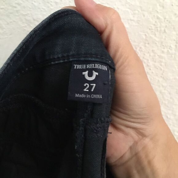 True Religion Halle midrise super skinny jeans 27 - Picture 6 of 9